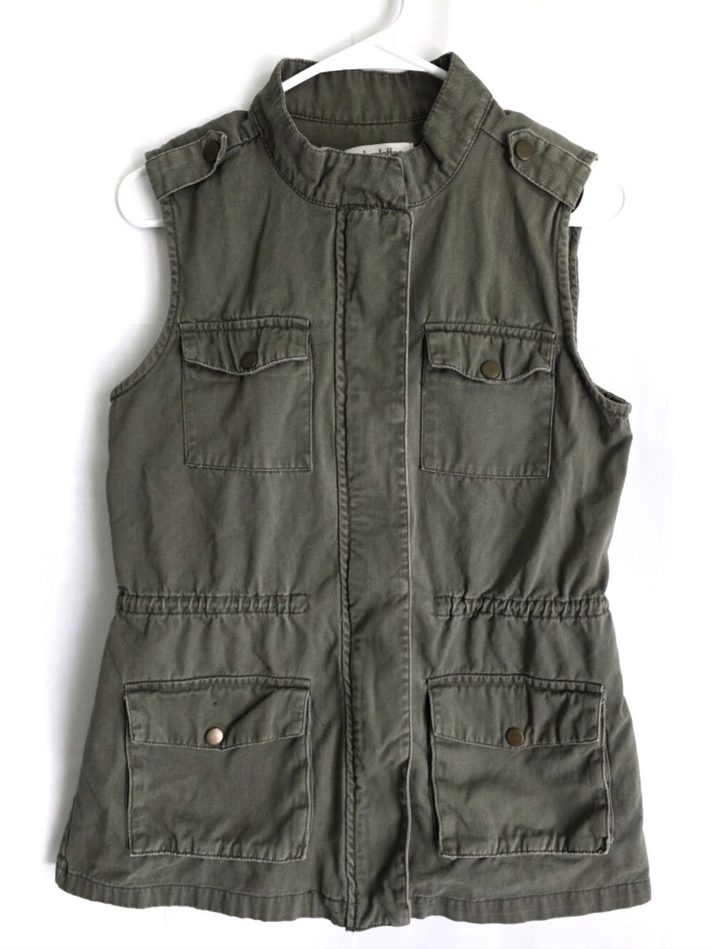 CHARLOTTE RUSSE Army Utility Vest S